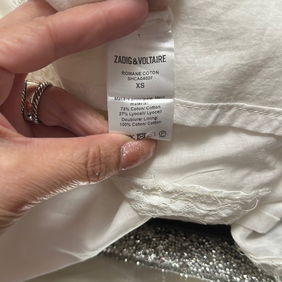 💃🏻Host Pick 💃🏻 Zadig & Voltaire White Dress, XS - Picture 8 of 10